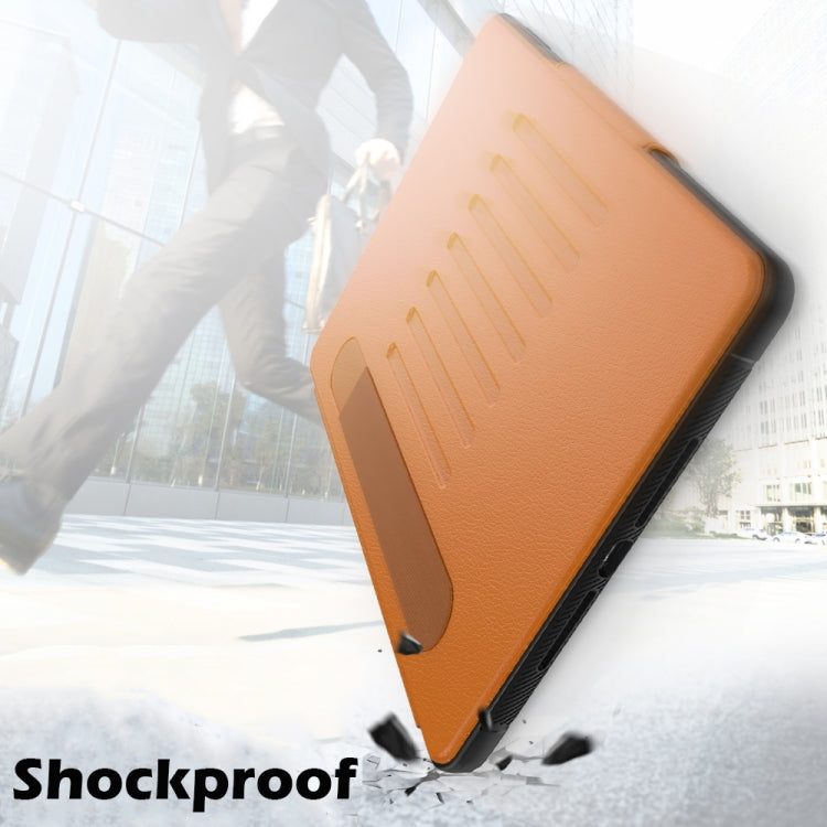 For iPad 10.2 Multifunctional Tablet PC Protective Leather Case with Bracket & Card Slots & Pen Slot & Wake-up / Sleep Function