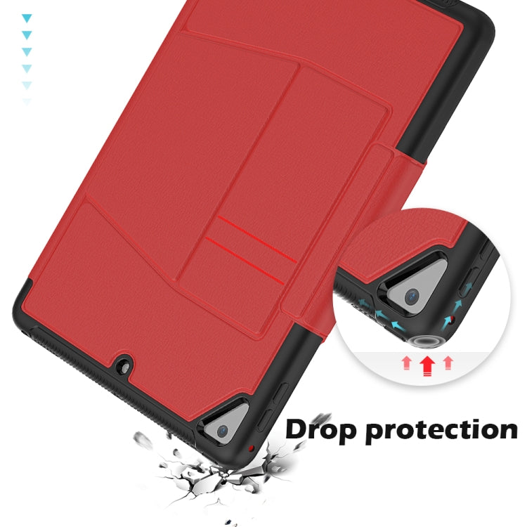 For iPad 9.7 Multifunctional Tablet PC Protective Leather Case with Bracket & Card Slots & Pen Slot & Wake-up / Sleep Function
