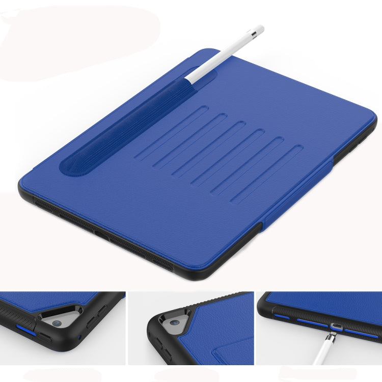 For iPad 9.7 Multifunctional Tablet PC Protective Leather Case with Bracket & Card Slots & Pen Slot & Wake-up / Sleep Function