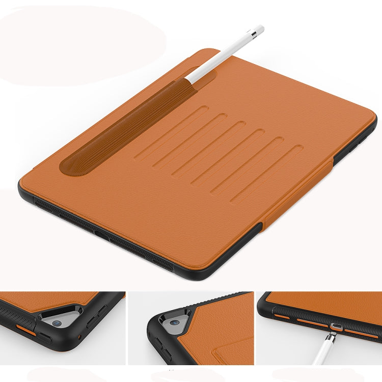 For iPad 9.7 Multifunctional Tablet PC Protective Leather Case with Bracket & Card Slots & Pen Slot & Wake-up / Sleep Function