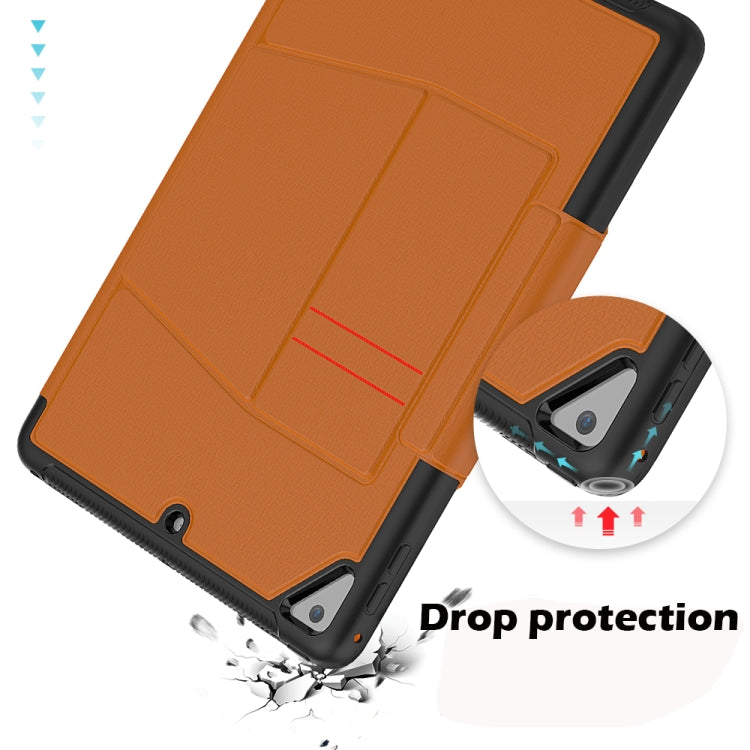 For iPad 9.7 Multifunctional Tablet PC Protective Leather Case with Bracket & Card Slots & Pen Slot & Wake-up / Sleep Function