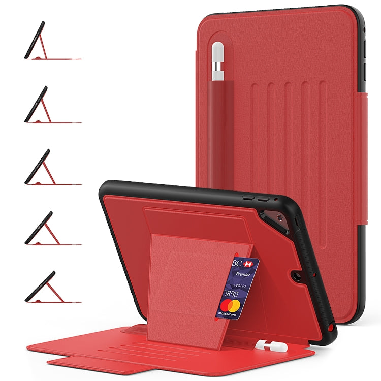For iPad Mini 5 Multifunctional Tablet PC Protective Leather Case with Bracket & Card Slots & Pen Slot & Wake-up / Sleep Function
