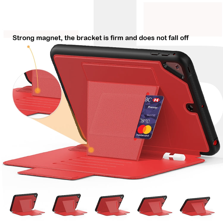 For iPad Mini 5 Multifunctional Tablet PC Protective Leather Case with Bracket & Card Slots & Pen Slot & Wake-up / Sleep Function