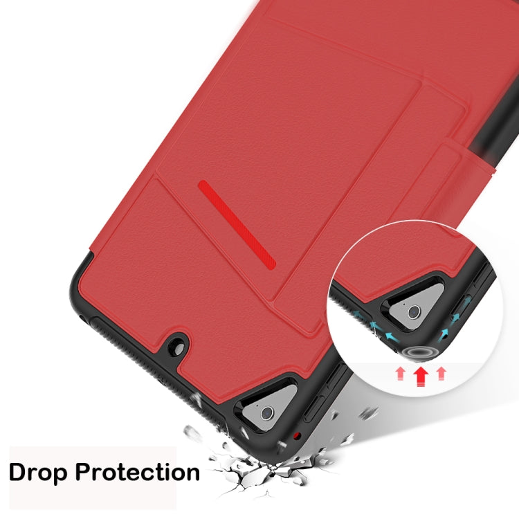 For iPad Mini 5 Multifunctional Tablet PC Protective Leather Case with Bracket & Card Slots & Pen Slot & Wake-up / Sleep Function