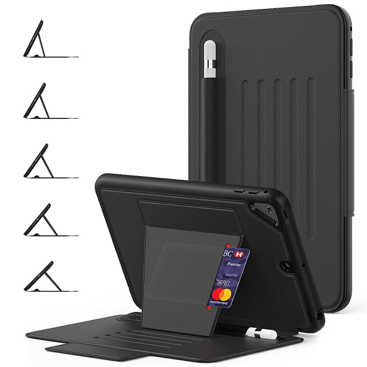 For iPad Mini 5 Multifunctional Tablet PC Protective Leather Case with Bracket & Card Slots & Pen Slot & Wake-up / Sleep Function