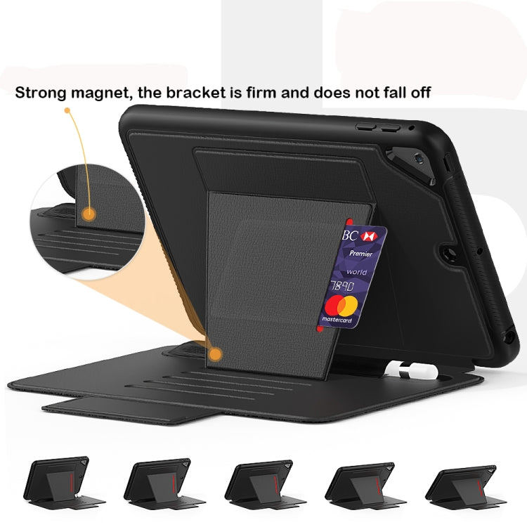 For iPad Mini 5 Multifunctional Tablet PC Protective Leather Case with Bracket & Card Slots & Pen Slot & Wake-up / Sleep Function
