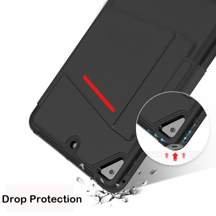 For iPad Mini 5 Multifunctional Tablet PC Protective Leather Case with Bracket & Card Slots & Pen Slot & Wake-up / Sleep Function