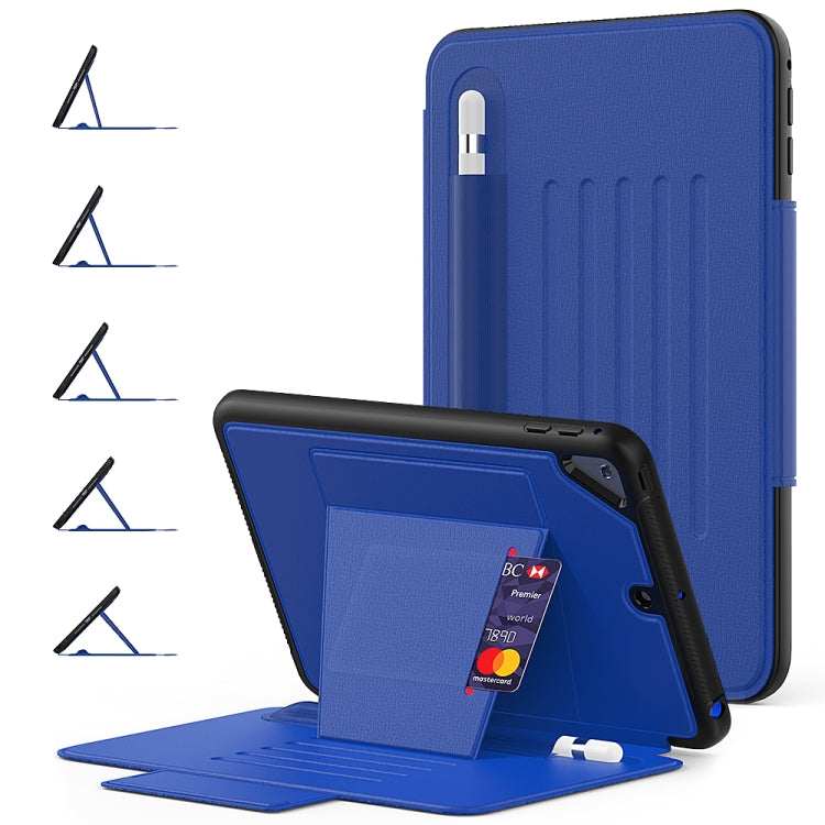 For iPad Mini 5 Multifunctional Tablet PC Protective Leather Case with Bracket & Card Slots & Pen Slot & Wake-up / Sleep Function
