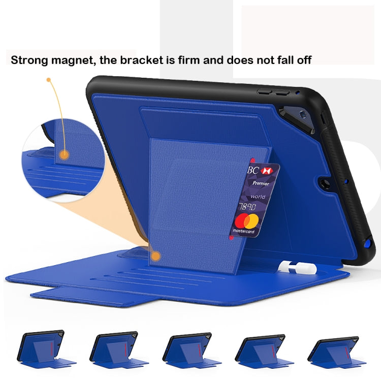 For iPad Mini 5 Multifunctional Tablet PC Protective Leather Case with Bracket & Card Slots & Pen Slot & Wake-up / Sleep Function