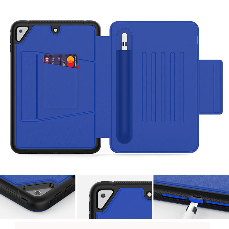 For iPad Mini 5 Multifunctional Tablet PC Protective Leather Case with Bracket & Card Slots & Pen Slot & Wake-up / Sleep Function