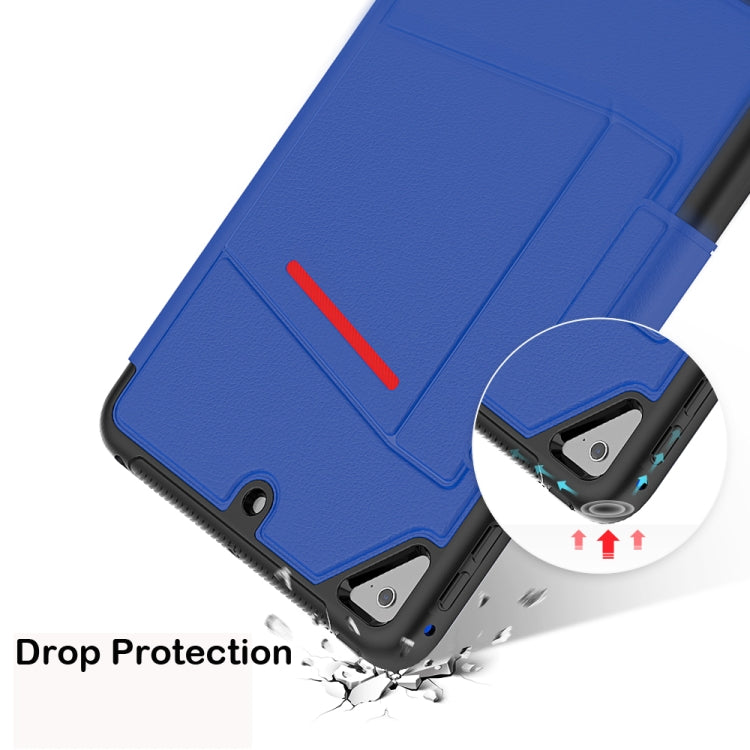 For iPad Mini 5 Multifunctional Tablet PC Protective Leather Case with Bracket & Card Slots & Pen Slot & Wake-up / Sleep Function