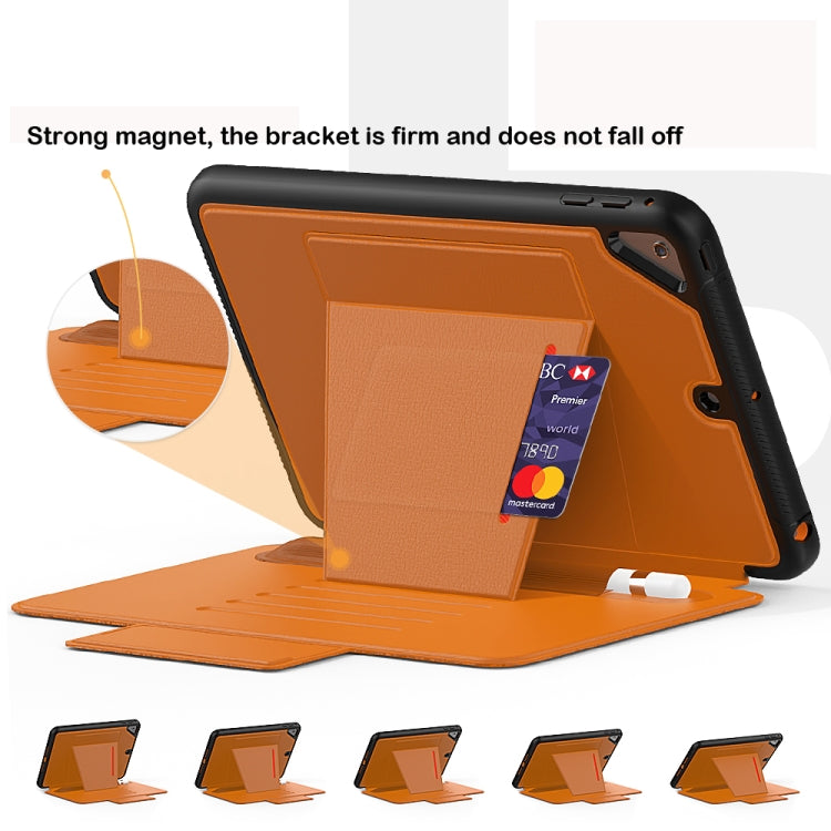 For iPad Mini 5 Multifunctional Tablet PC Protective Leather Case with Bracket & Card Slots & Pen Slot & Wake-up / Sleep Function