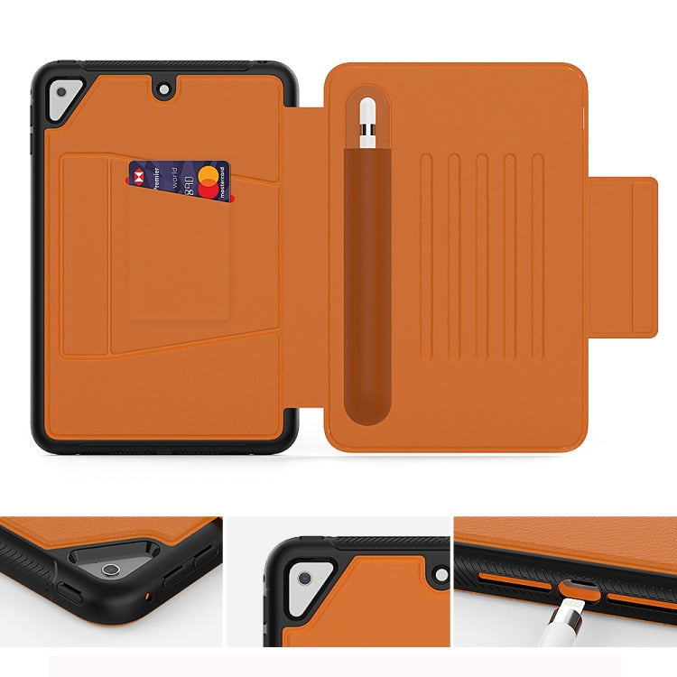 For iPad Mini 5 Multifunctional Tablet PC Protective Leather Case with Bracket & Card Slots & Pen Slot & Wake-up / Sleep Function