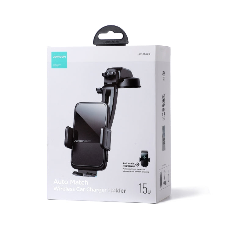 JOYROOM JR-ZS298 Auto Match Dashboard Wireless Car Charger Holder(Black)