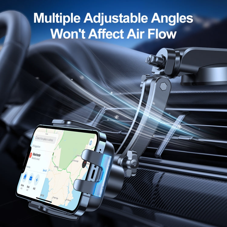 JOYROOM JR-ZS298 Auto Match Air Vent Wireless Car Charger Holder(Black)