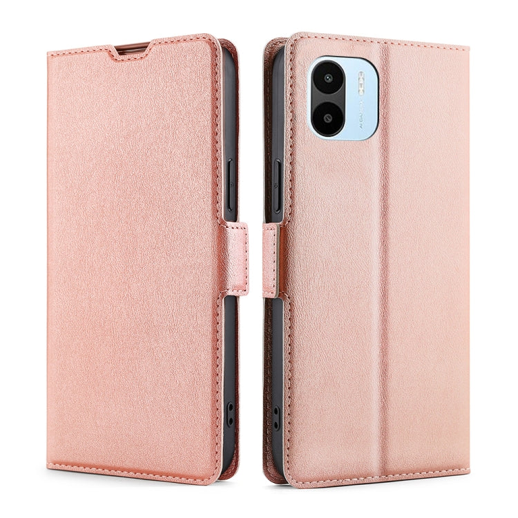 For Xiaomi Redmi A1 Ultra-thin Voltage Side Buckle Leather Phone Case