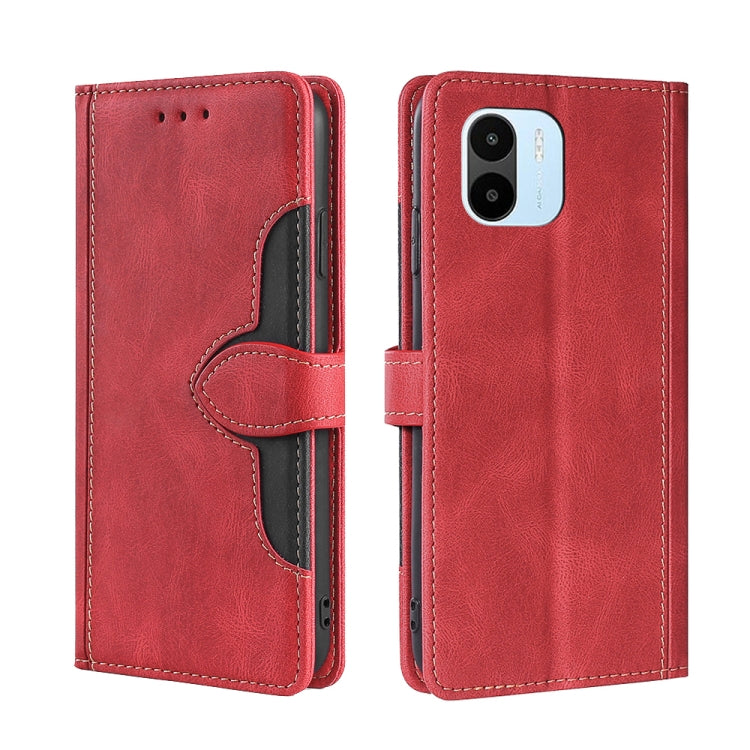For Xiaomi Redmi A1 Skin Feel Magnetic Buckle Leather Phone Case