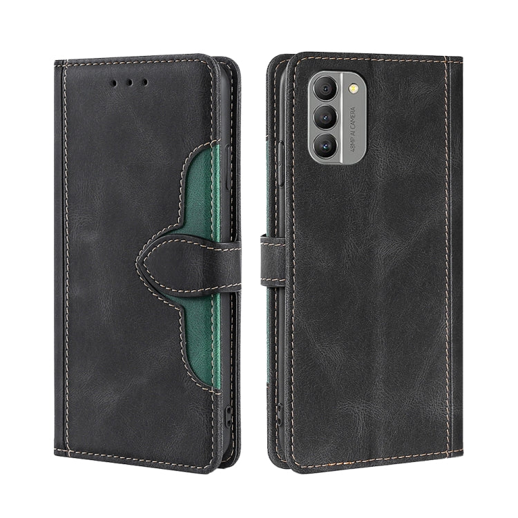 For Nokia G400 Skin Feel Magnetic Buckle Leather Phone Case