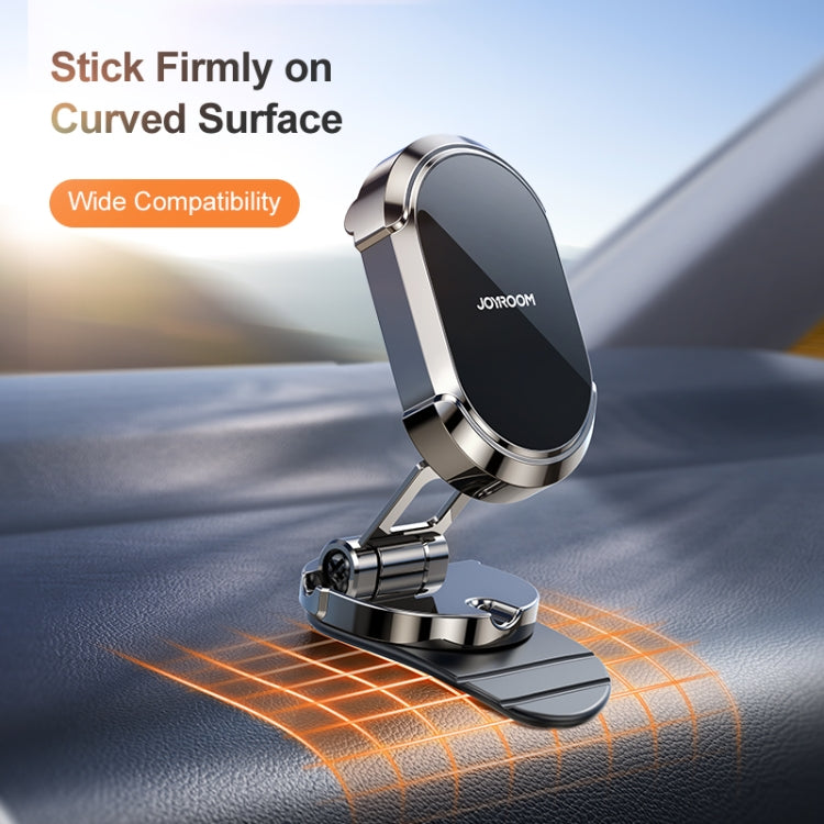 JOYROOM JR-ZS312 Foldable Magnetic Car Dashboard Phone Mount(Dark Grey)