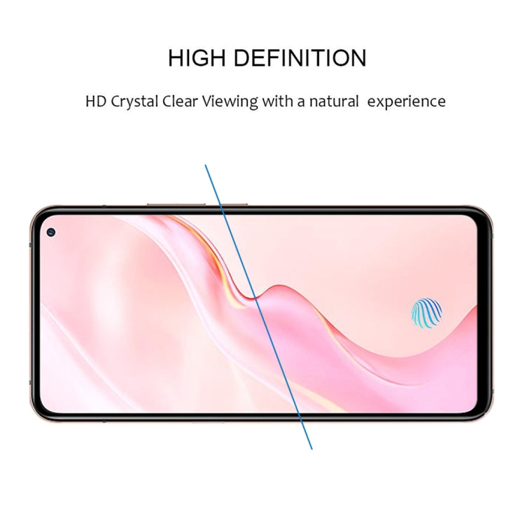 25 PCS 9H Surface Hardness 2.5D Full Glue Full Screen Tempered Glass Film For Vivo X30