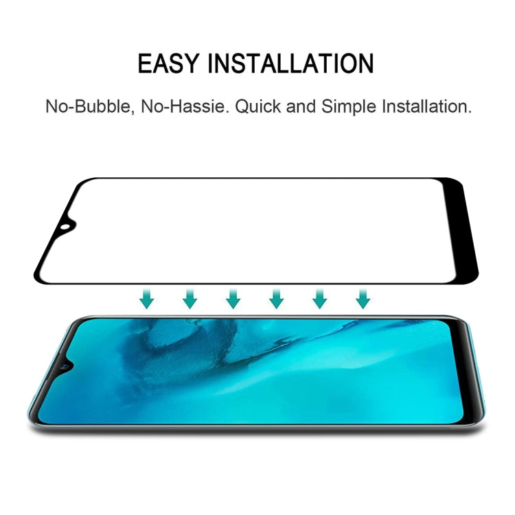 25 PCS 9H Surface Hardness 2.5D Full Glue Full Screen Tempered Glass Film For Vivo Y11 2019