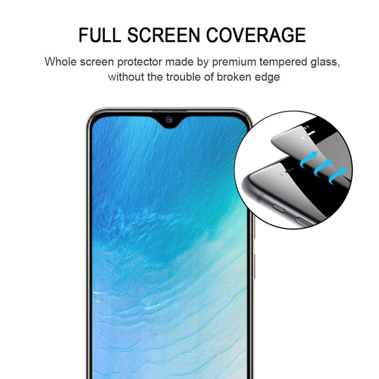 25 PCS 9H Surface Hardness 2.5D Full Glue Full Screen Tempered Glass Film For Vivo Y19