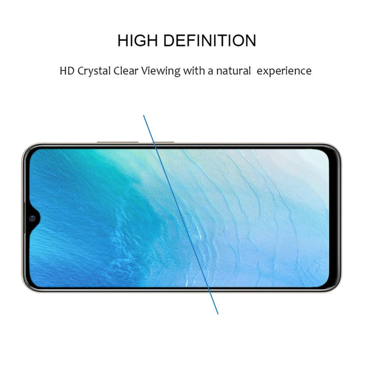 25 PCS 9H Surface Hardness 2.5D Full Glue Full Screen Tempered Glass Film For Vivo Y19