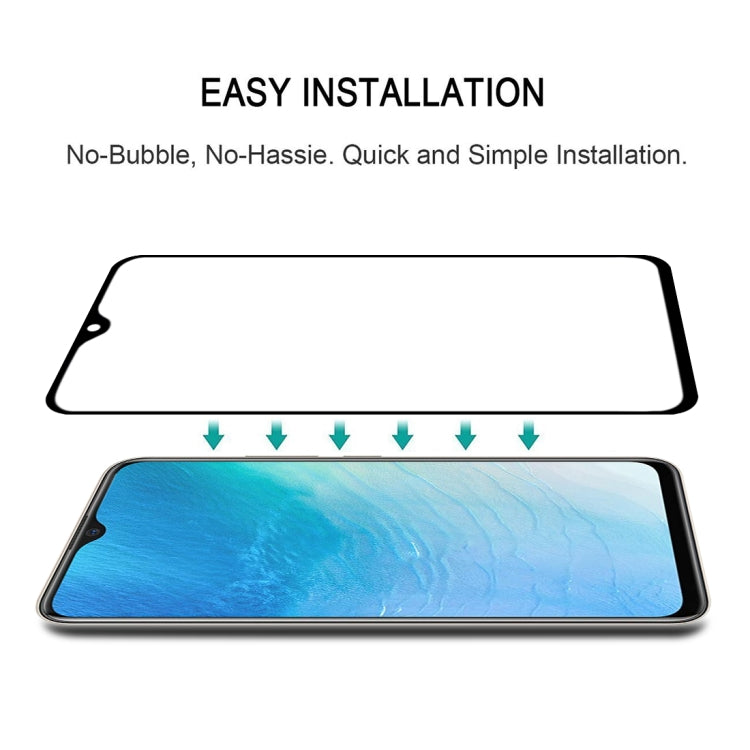 25 PCS 9H Surface Hardness 2.5D Full Glue Full Screen Tempered Glass Film For Vivo Y19