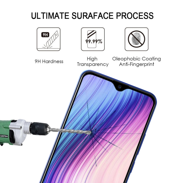25 PCS 9H Surface Hardness 2.5D Full Glue Full Screen Tempered Glass Film For Vivo Y5s