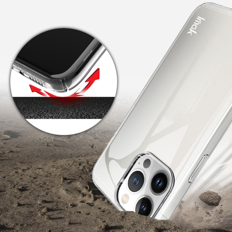 For iPhone 14 Pro Max IMAK Wing II Wear-resisting Crystal Phone Case