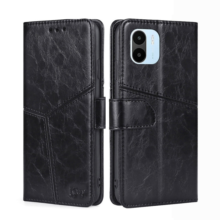 For Xiaomi Redmi A1 Geometric Stitching Leather Phone Case