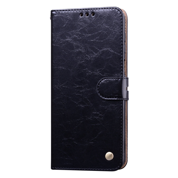 For Xiaomi Redmi Note 9 Pro Business Style Oil Wax Texture Horizontal Flip Leather Case, with Holder & Card Slots & Wallet
