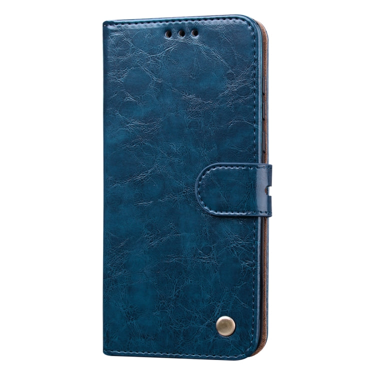 For Huawei P40 Business Style Oil Wax Texture Horizontal Flip Leather Case, with Holder & Card Slots & Wallet