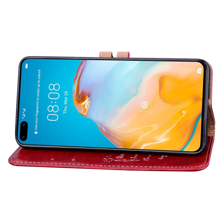 For Huawei P40 Business Style Oil Wax Texture Horizontal Flip Leather Case, with Holder & Card Slots & Wallet