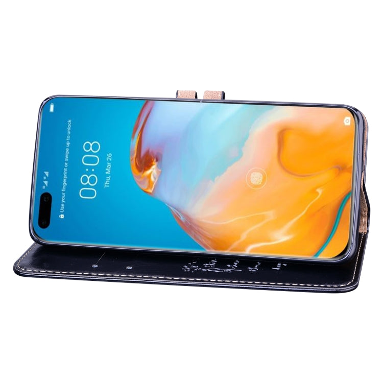 For Huawei P40 Pro Business Style Oil Wax Texture Horizontal Flip Leather Case, with Holder & Card Slots & Wallet