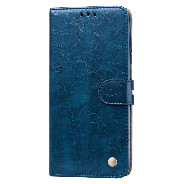 For Huawei P40 Pro Business Style Oil Wax Texture Horizontal Flip Leather Case, with Holder & Card Slots & Wallet
