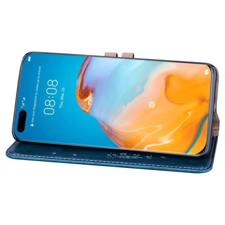 For Huawei P40 Pro Business Style Oil Wax Texture Horizontal Flip Leather Case, with Holder & Card Slots & Wallet