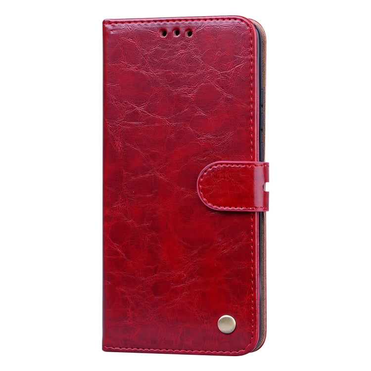 For Huawei P40 Pro Business Style Oil Wax Texture Horizontal Flip Leather Case, with Holder & Card Slots & Wallet