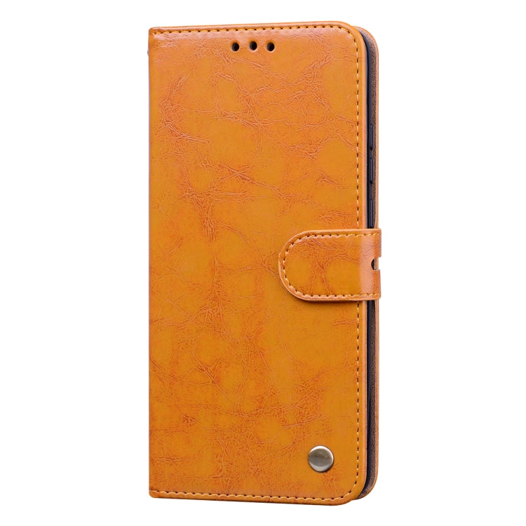 For Huawei P40 Pro Business Style Oil Wax Texture Horizontal Flip Leather Case, with Holder & Card Slots & Wallet