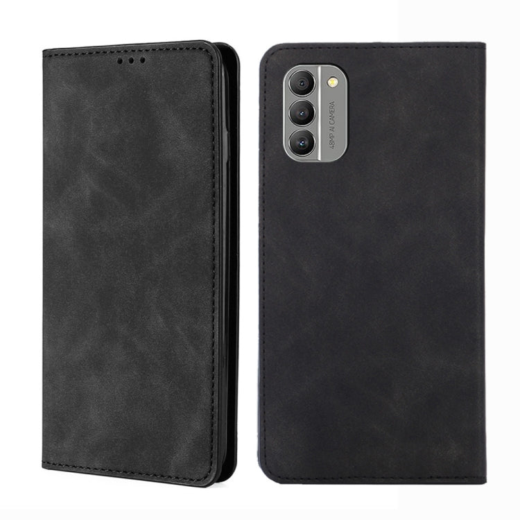 For Nokia G400 Skin Feel Magnetic Leather Phone Case