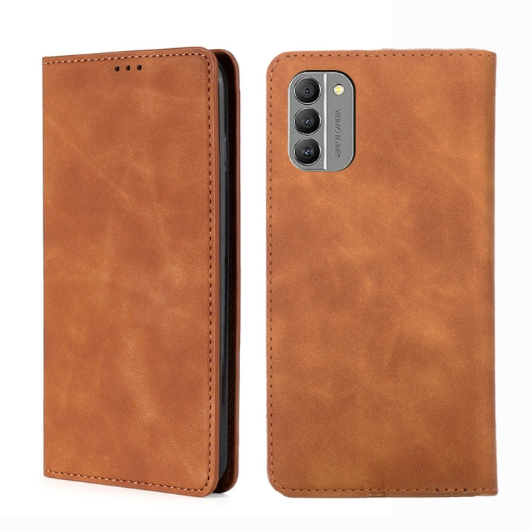 For Nokia G400 Skin Feel Magnetic Leather Phone Case