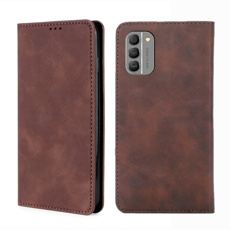 For Nokia G400 Skin Feel Magnetic Leather Phone Case