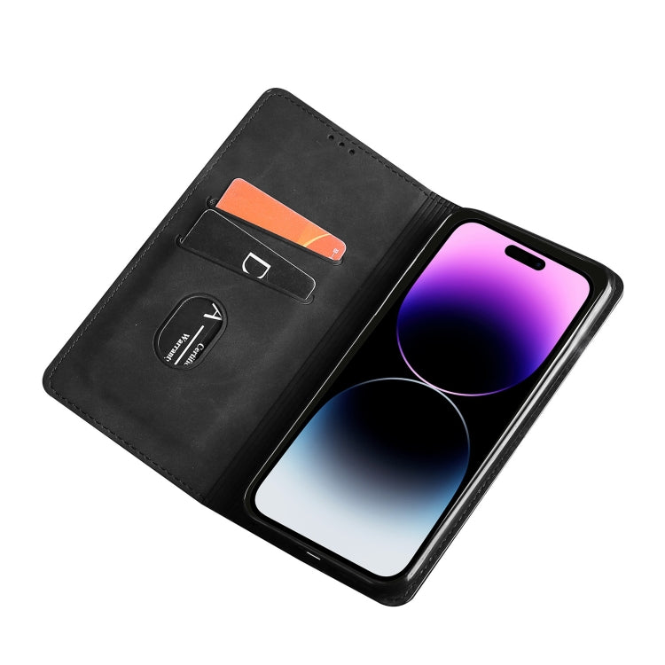 For Sharp Aquos Sense7 Skin Feel Magnetic Leather Phone Case