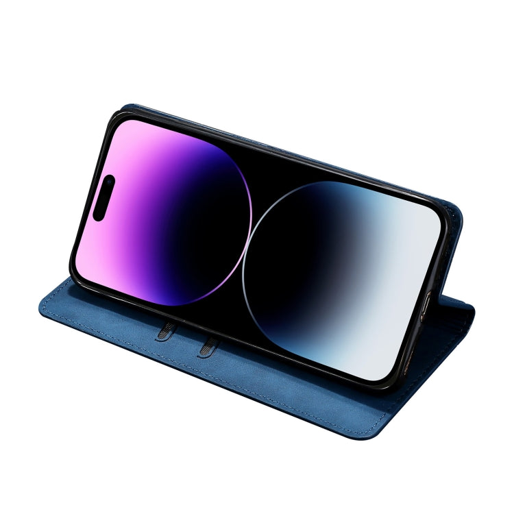 For Sharp Aquos Sense7 Skin Feel Magnetic Leather Phone Case