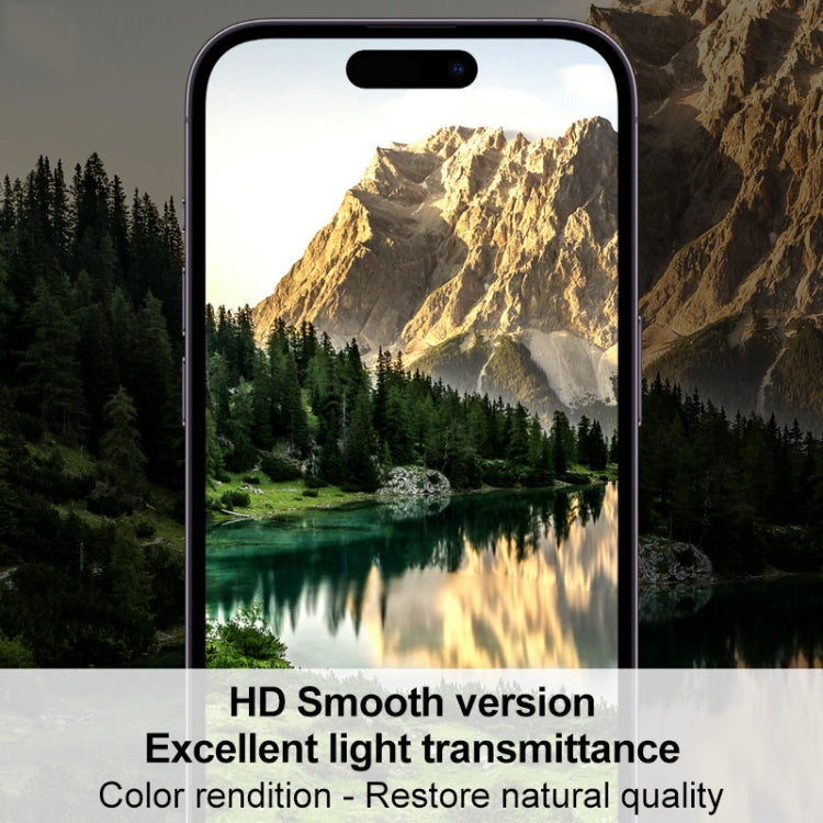 For iPhone 14 Pro Max 2pcs imak Curved Full Screen Hydrogel Film Protector
