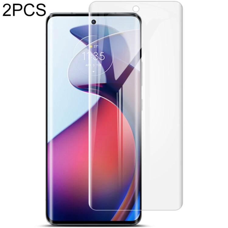 For Motorola Moto S30 Pro /Edge 30 Fusion 2pcs imak Curved Full Screen Hydrogel Film Protector