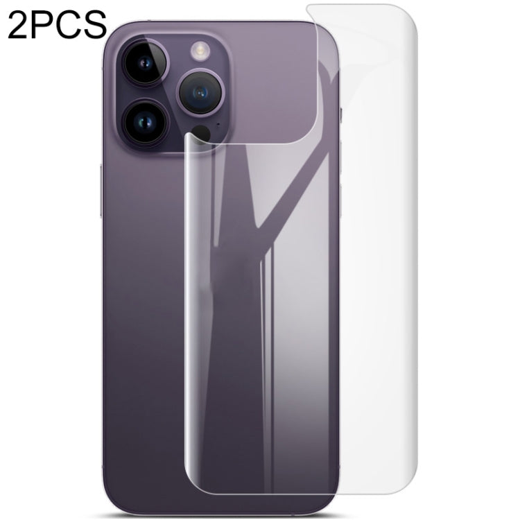 For iPhone 14 Pro 2pcs imak Curved Hydrogel Film Pnone Back Protector