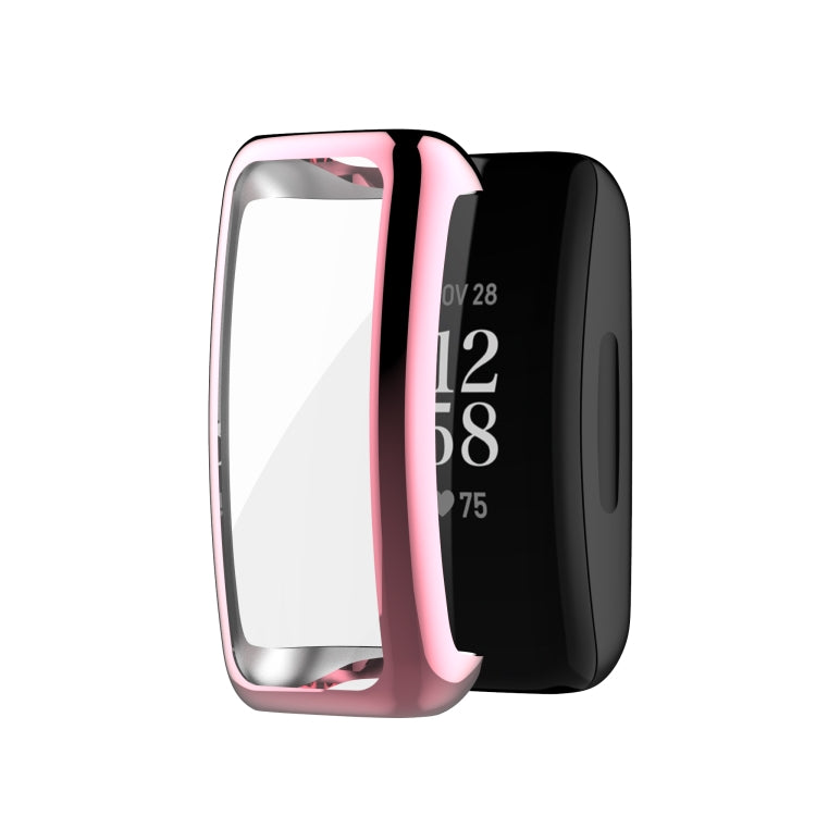 For Fitbit Inspire3 Full Coverage TPU Electroplating Watch Protective Case