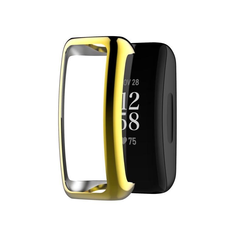 For Fitbit Inspire3 Full Coverage TPU Electroplating Watch Protective Case