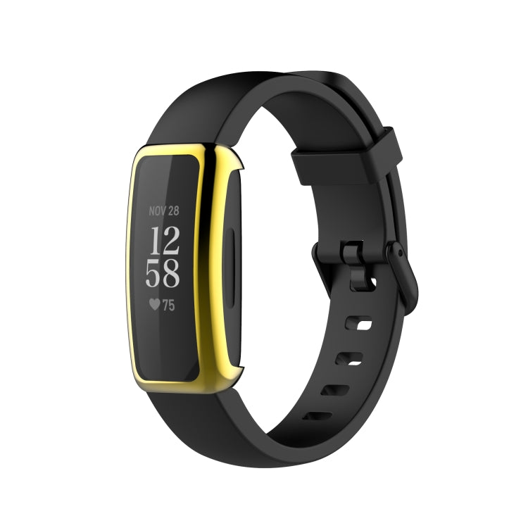 For Fitbit Inspire3 Full Coverage TPU Electroplating Watch Protective Case